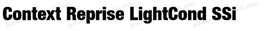 Context Reprise LightCond SSi Normal字体转换